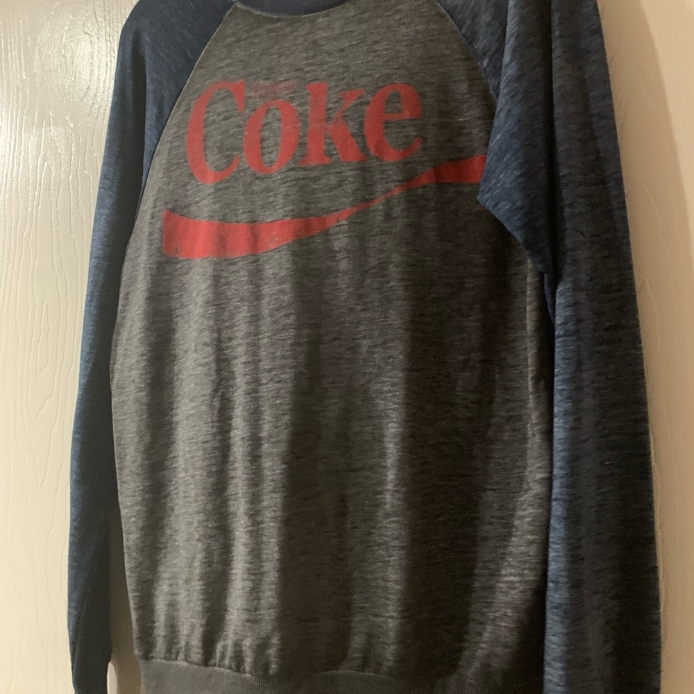 Coca Cola Red and Blue Crewneck Sweater